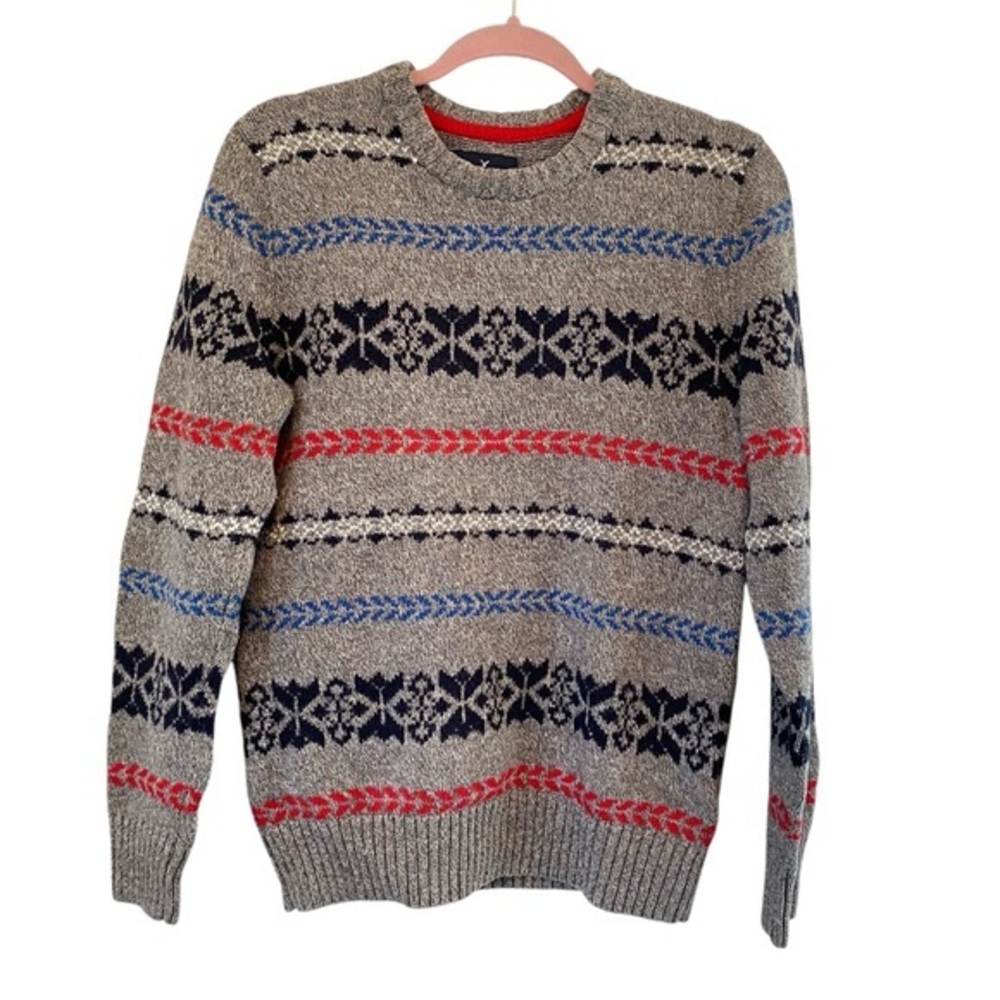 AMERICAN EAGLE Nordic Patterned Sweater M